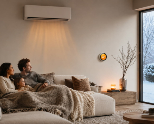 Chauffage par la climatisation